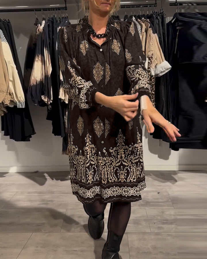 Stilla | Revers og Button Down Vintage Print