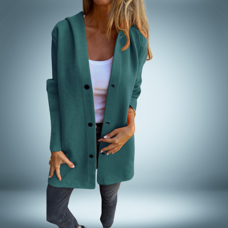 Stilla | Elegant Trenchcoat Med Hætte