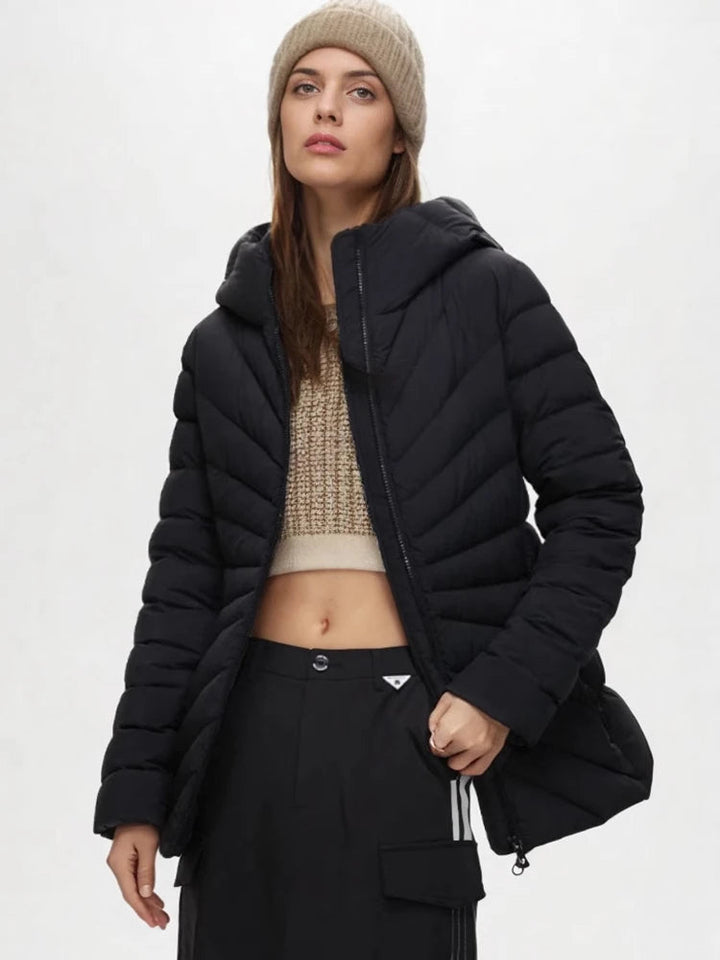 Stilla | Letvægts Vatteret Jakke med Hætte