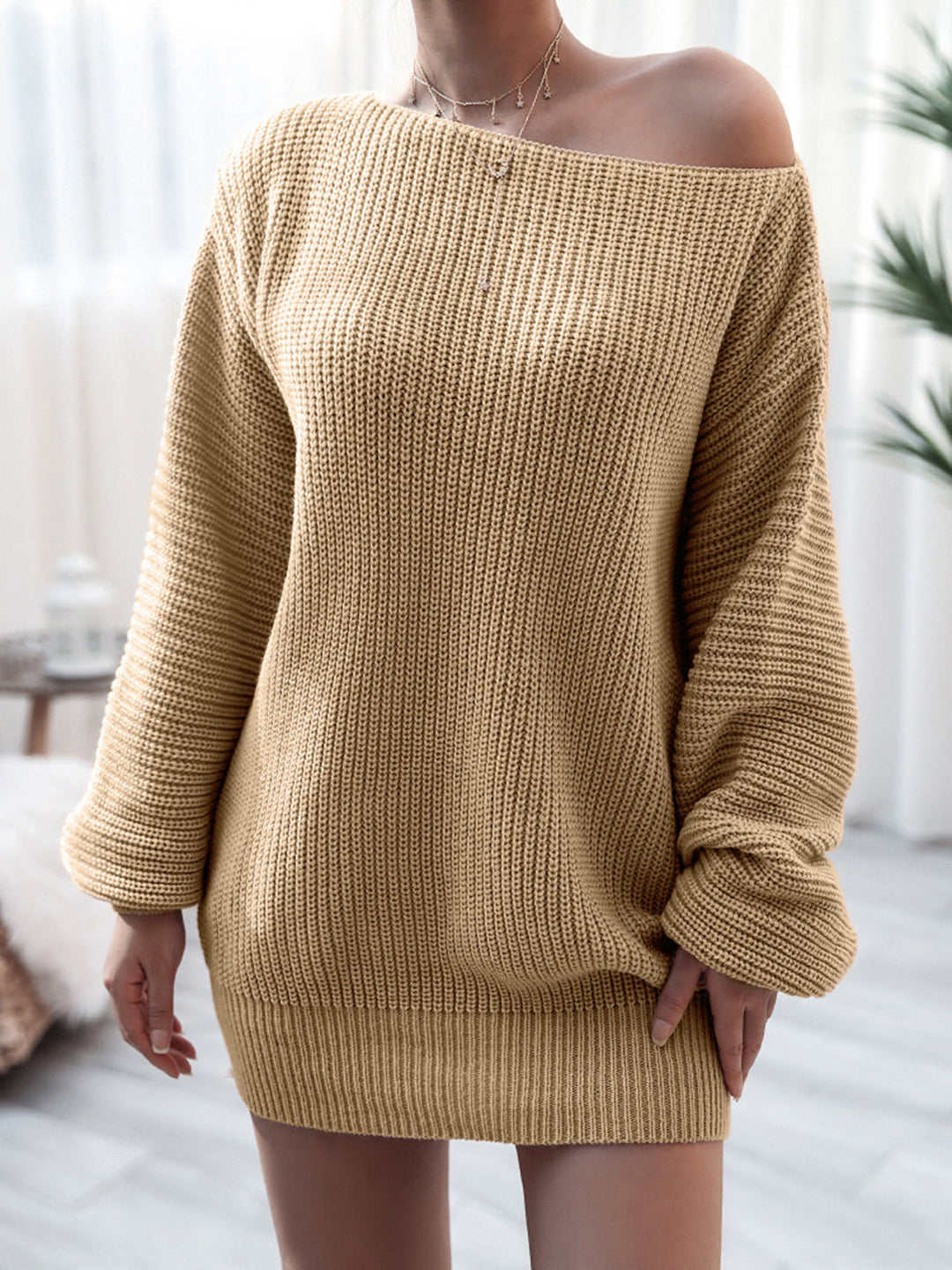 Stilla | Strik Mini Sweater Kjole