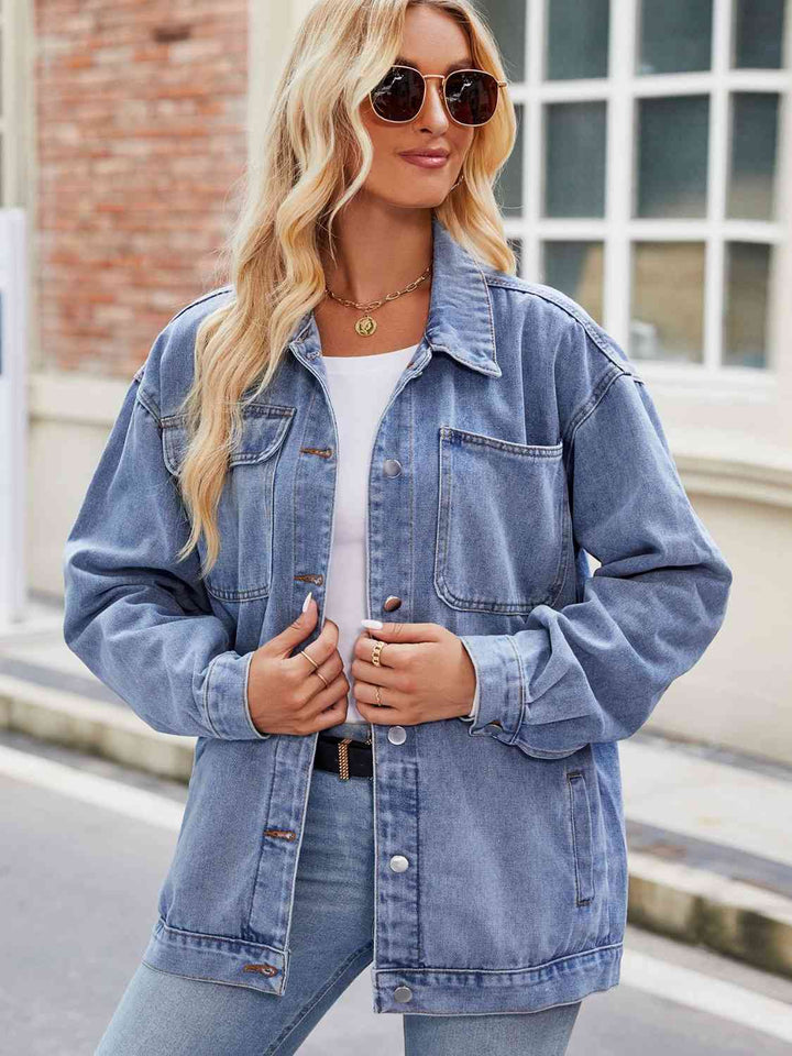 Stilla | up Denim Jakke Med Lommer