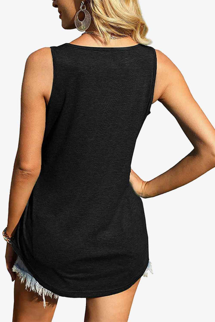 Stilla | Hem Square Neck Tank
