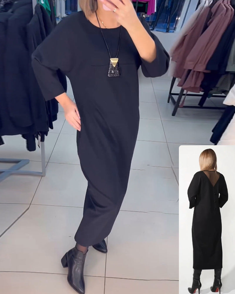 Stilla | Lange ærmer og lommer