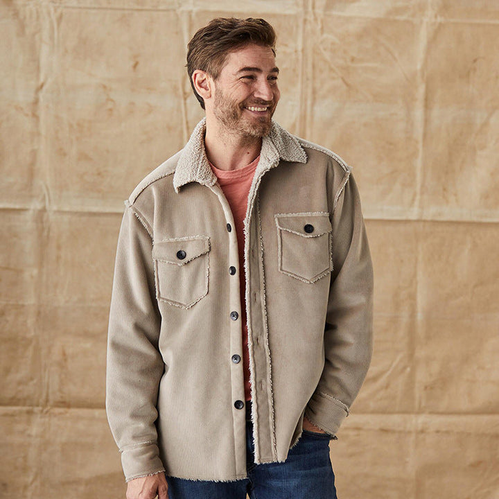Stilla | Herre Button-Down Cordjakke