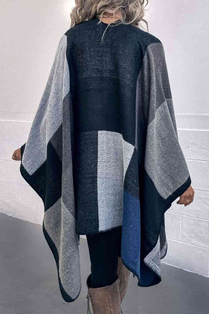 Stilla | Block Åben Front Poncho