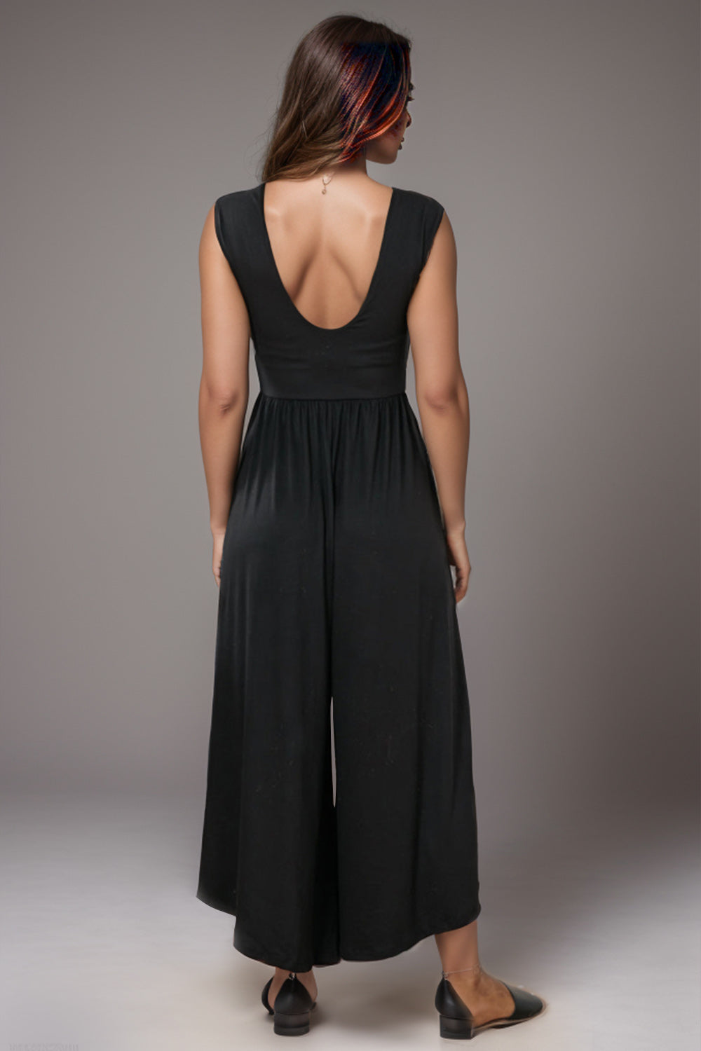 Stilla | Halsløs Jumpsuit Med Lommer