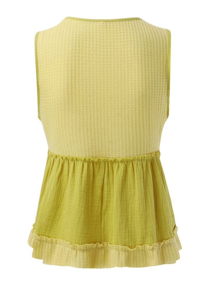 Stilla | Strik Frill V-Hals Tank