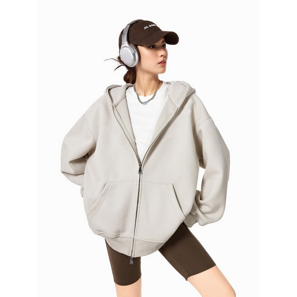 Stilla | Hoodie med Lynlås til Damer