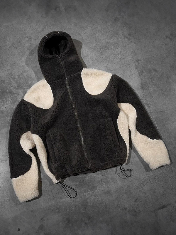 Stilla | Multi Color Polar Fleece Oversized Lange Ærme Hoodie