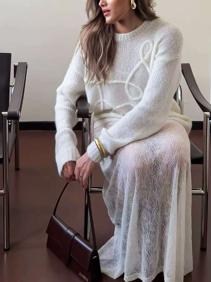 Stilla | Oversize jumper med elegante broderier