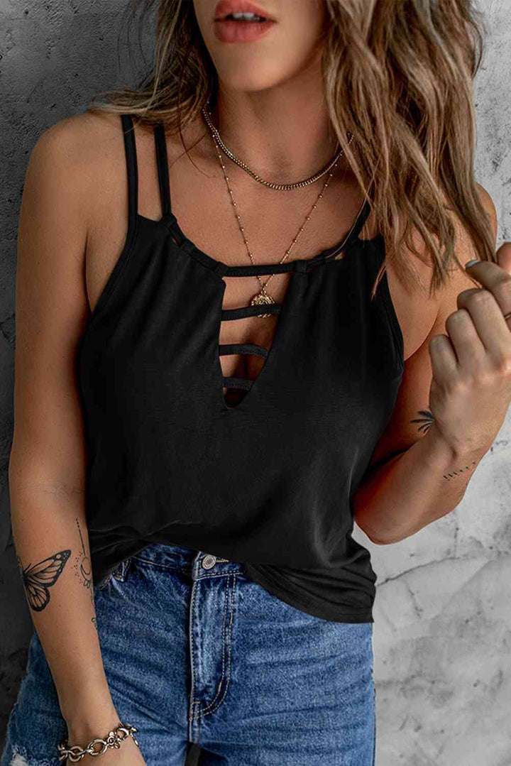 Stilla | Dobbelt-stropper Scoop Neck Cami