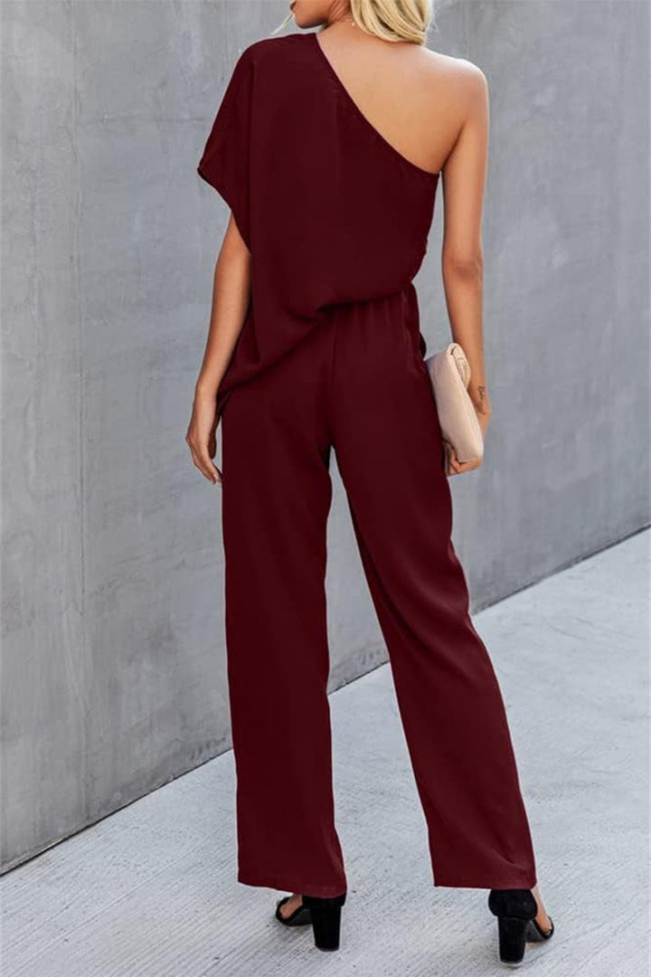 Stilla | Skulder Kort Ærme Jumpsuit