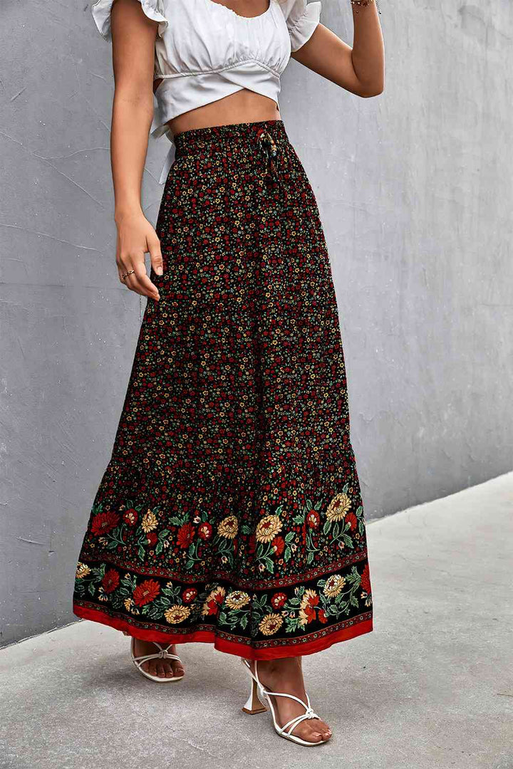 Stilla | Tie Maxi Skirt