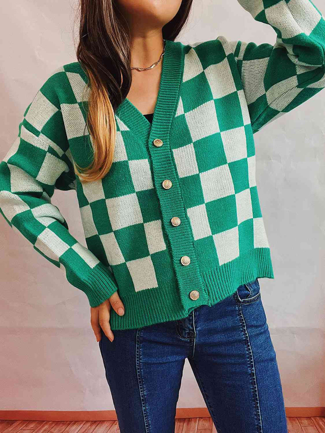 Stilla | Åben Front Knap Cardigan