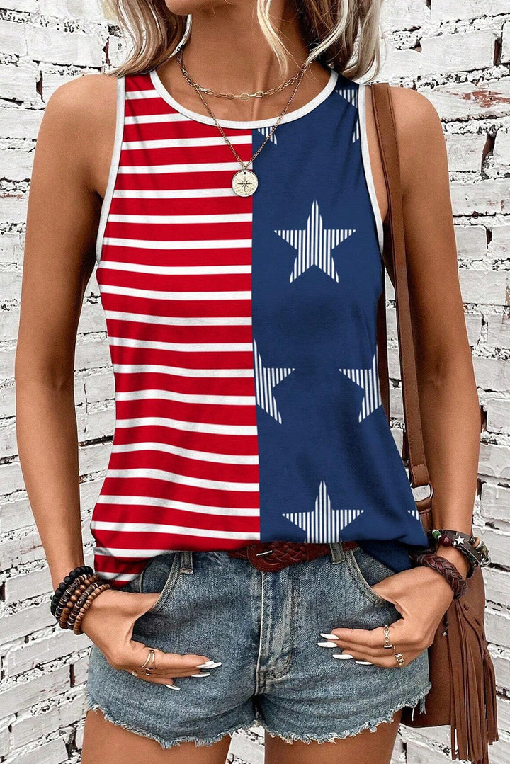 Stilla | Flag Rund Hals Tank