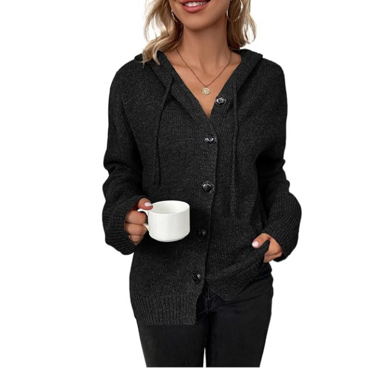 Stilla | Cozy Strikket Cardigan med Knapper til Kvinder