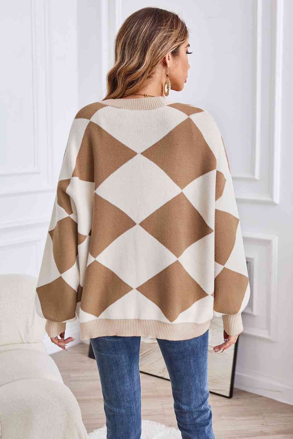Stilla | Lantern Ærme Cardigan Med Lommer