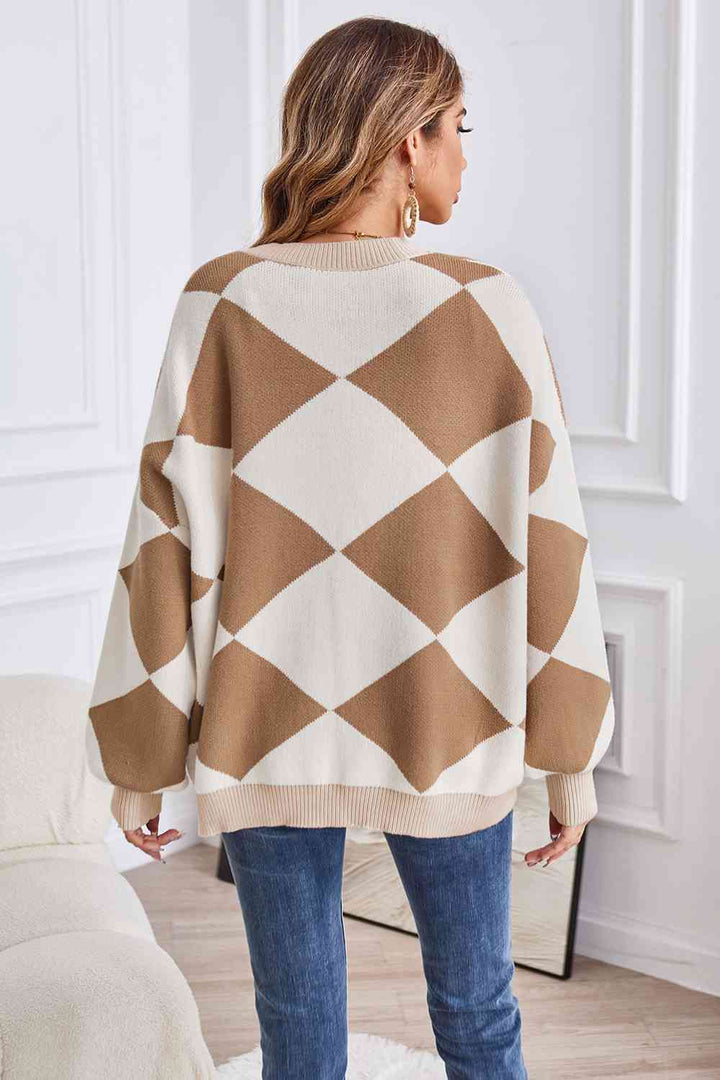 Stilla | Lantern Ærme Cardigan Med Lommer
