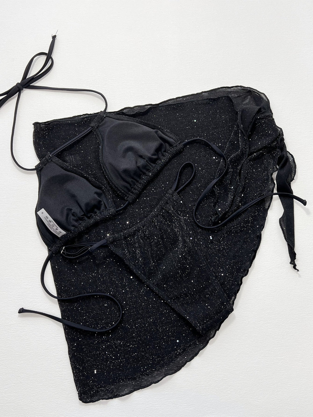 Stilla | Halter Neck Backless Tre-delt Svømmetøj Sæt