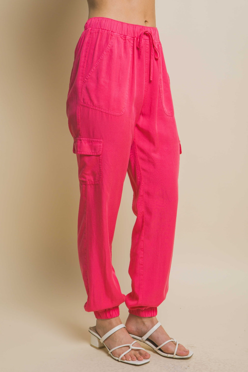 Stilla | Tree Drawstring Tencel Jogger Jeans