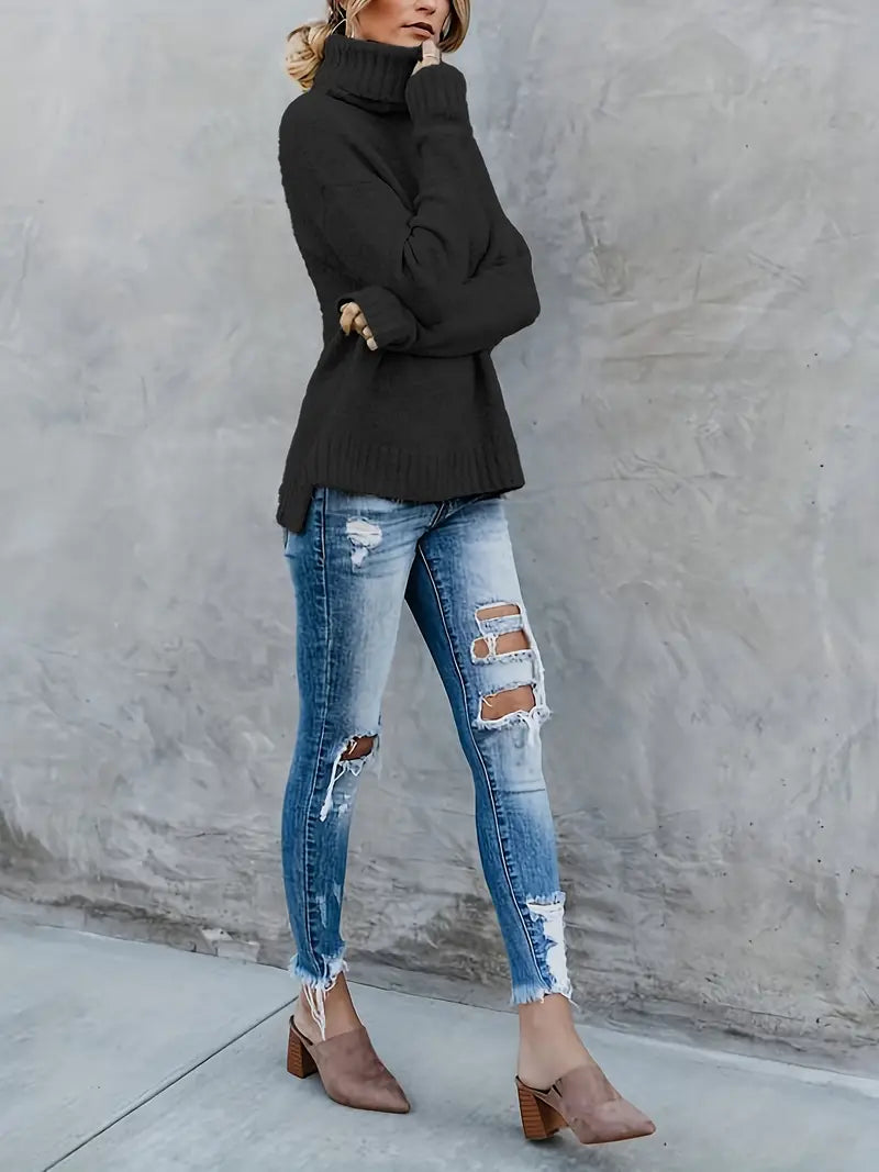 Stilla | Pullover med rullekravepullover