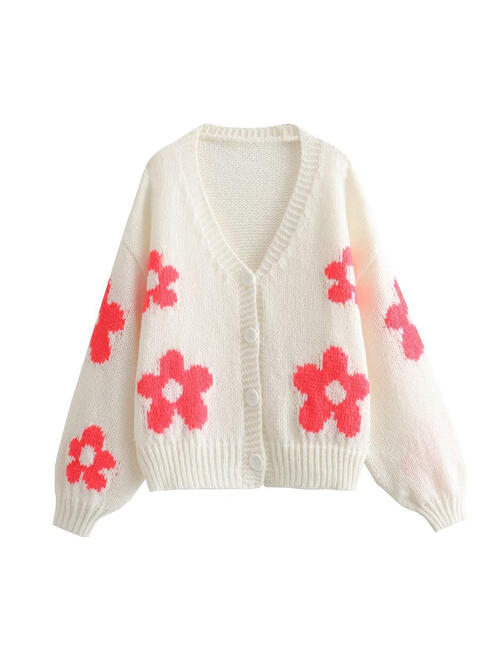Stilla | Knapper op V-hals Cardigan