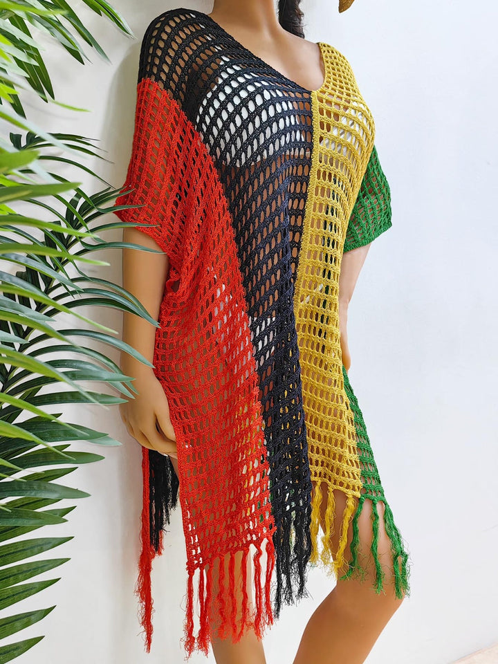Stilla | Farveblok Scoop Neck Cover up