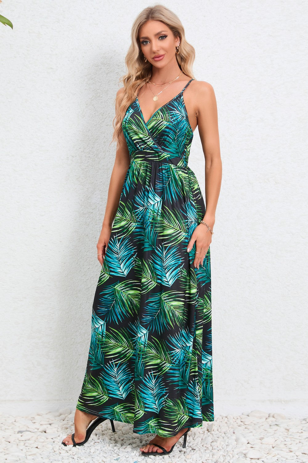 Stilla | Surplice Maxi Cami Kjole