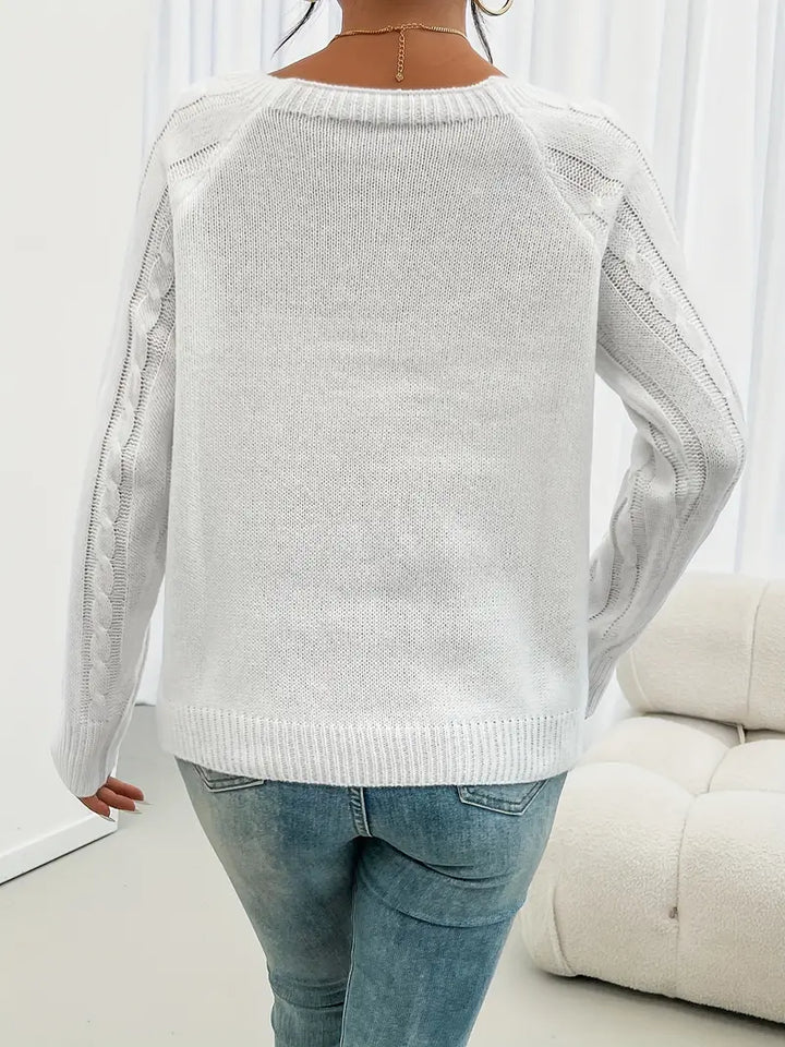 Stilla | Behagelig Casual Pullover Med Knap