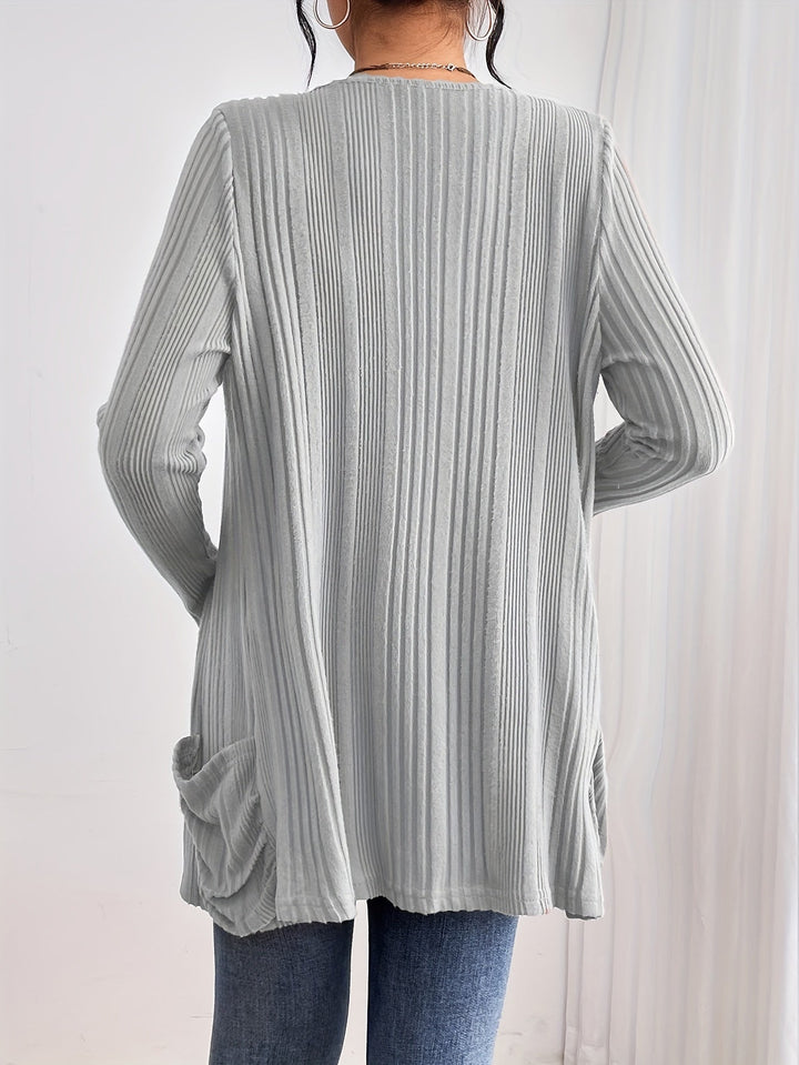Stilla | Ribstrik Vest Damer