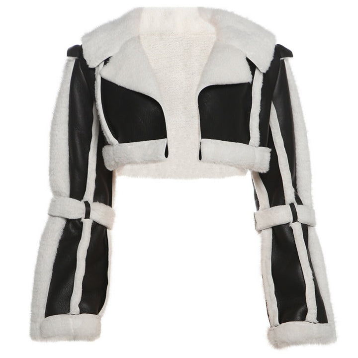 Stilla | Shearling Cropped Jacket til Damer