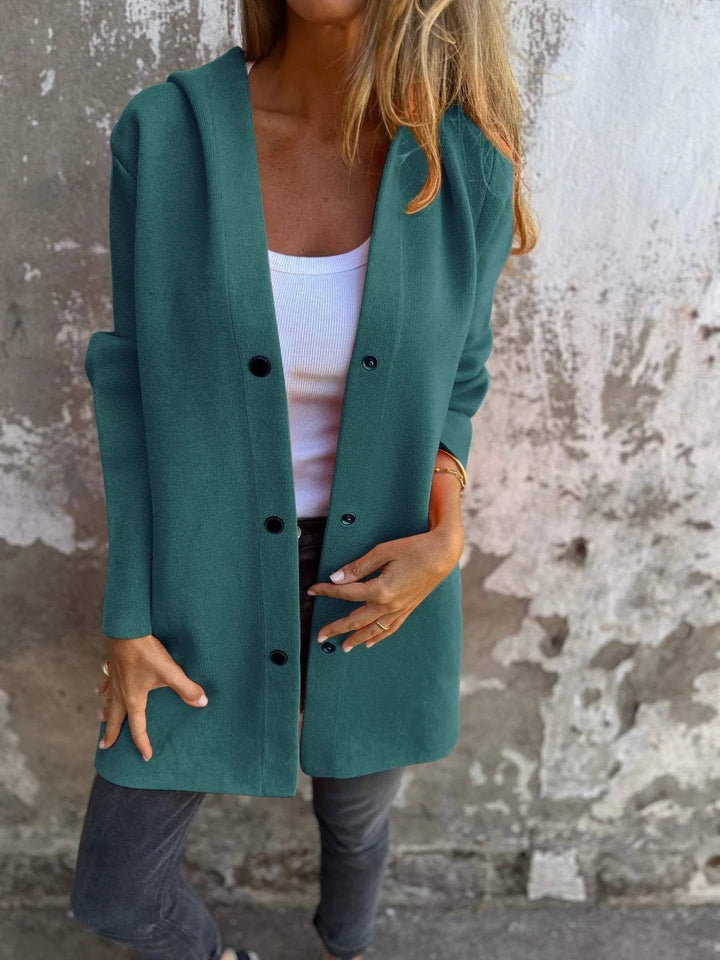 Skovae | Casual Enkeltstående Cardigan med Hætte