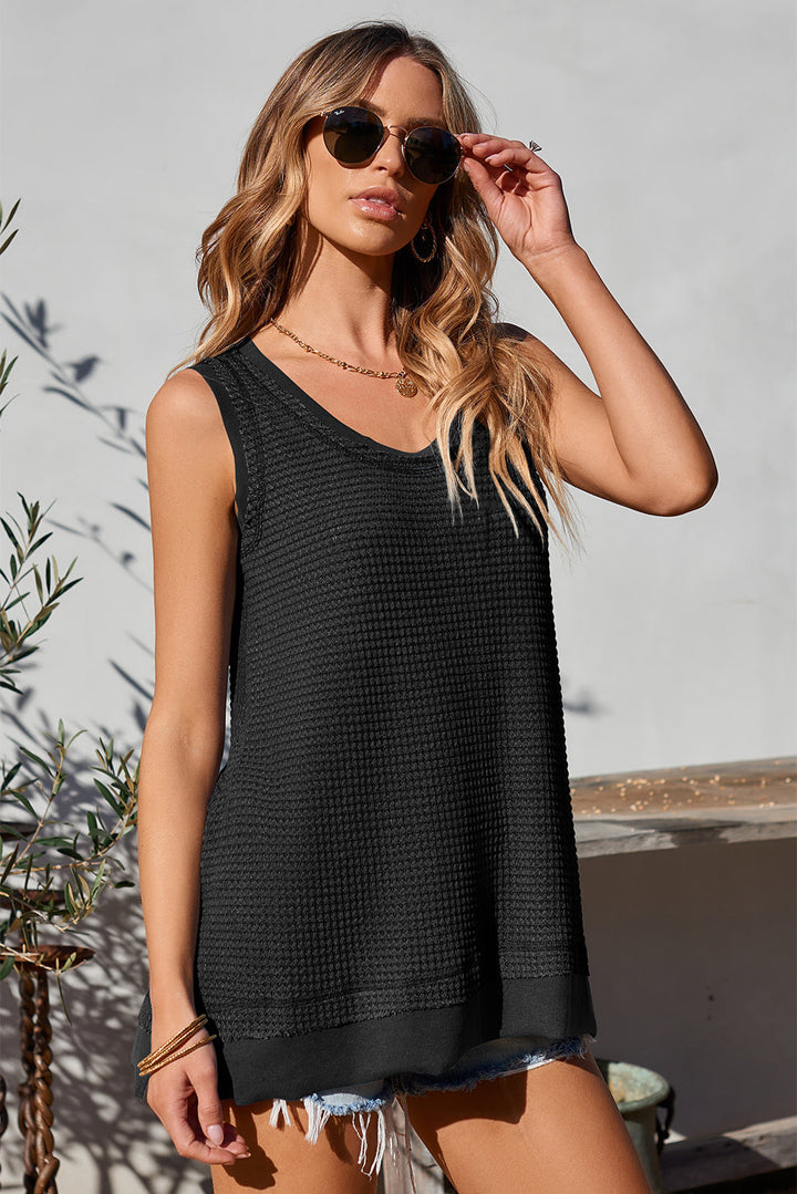 Stilla | Strikket Bred Strop Tank