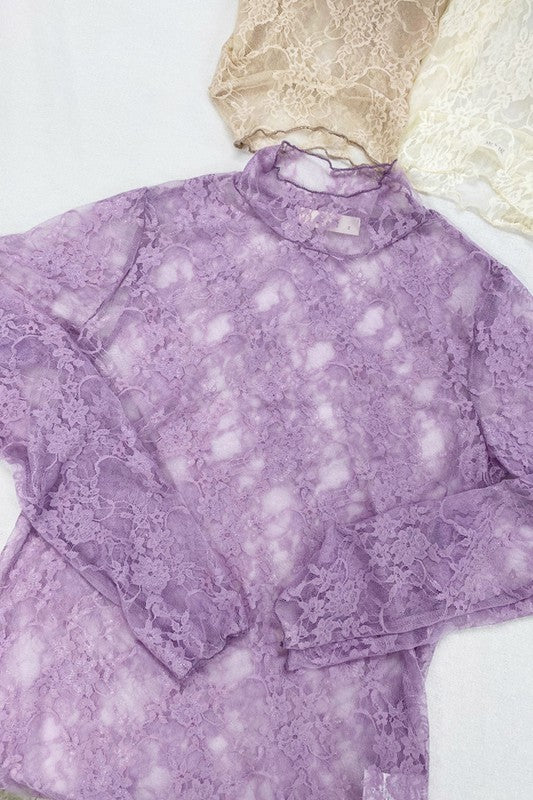 Stilla | Print Blonde Lange Ærmer Top