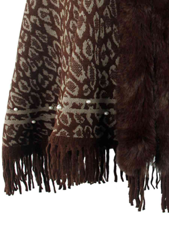 Stilla | Fringed Hem Poncho