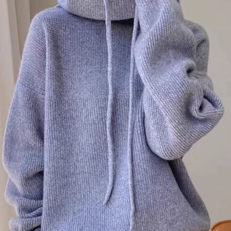Stilla | Cozy Strikket Hoodie til Afslappet Komfort