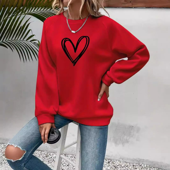 Stilla | Print Rundhals-Langærmet Sweatshirt