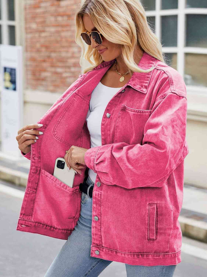 Stilla | up Denim Jakke Med Lommer
