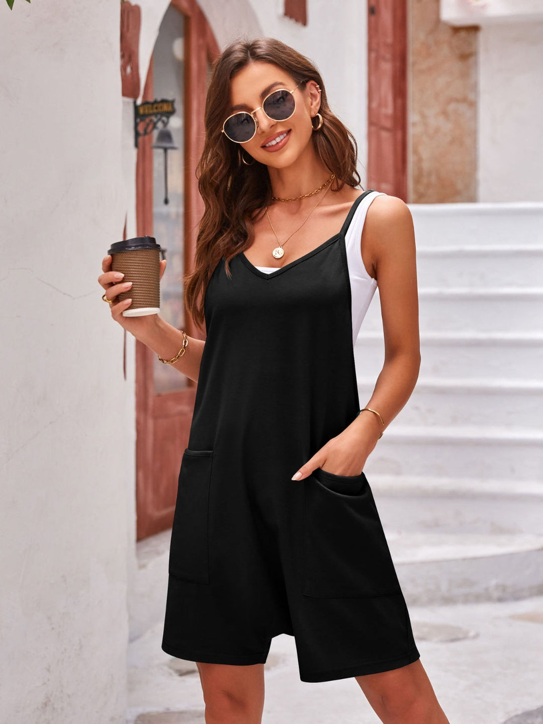 Stilla | Strop Romper Med Lommer