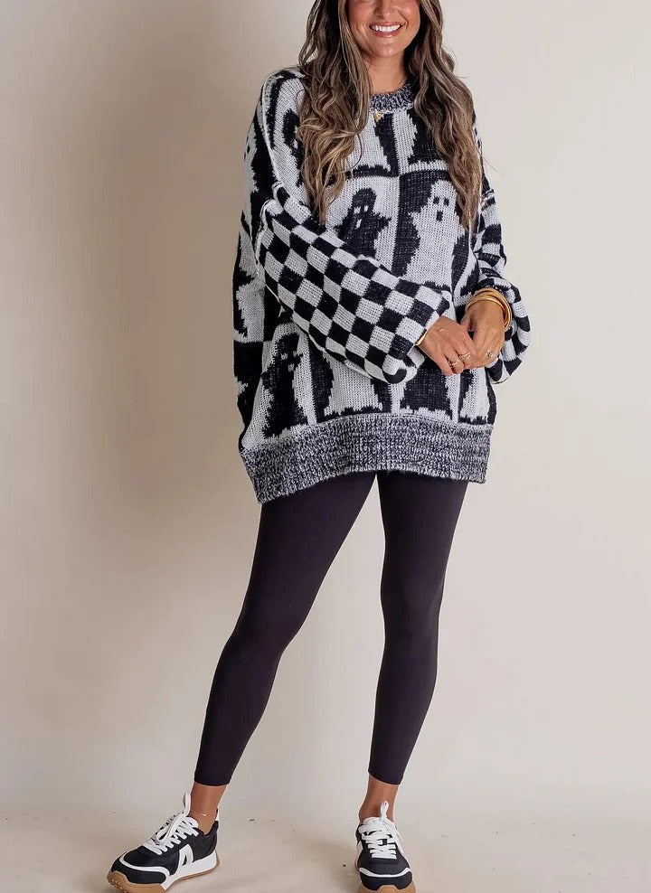 Stilla | Halloween Ternet Strik Sweater