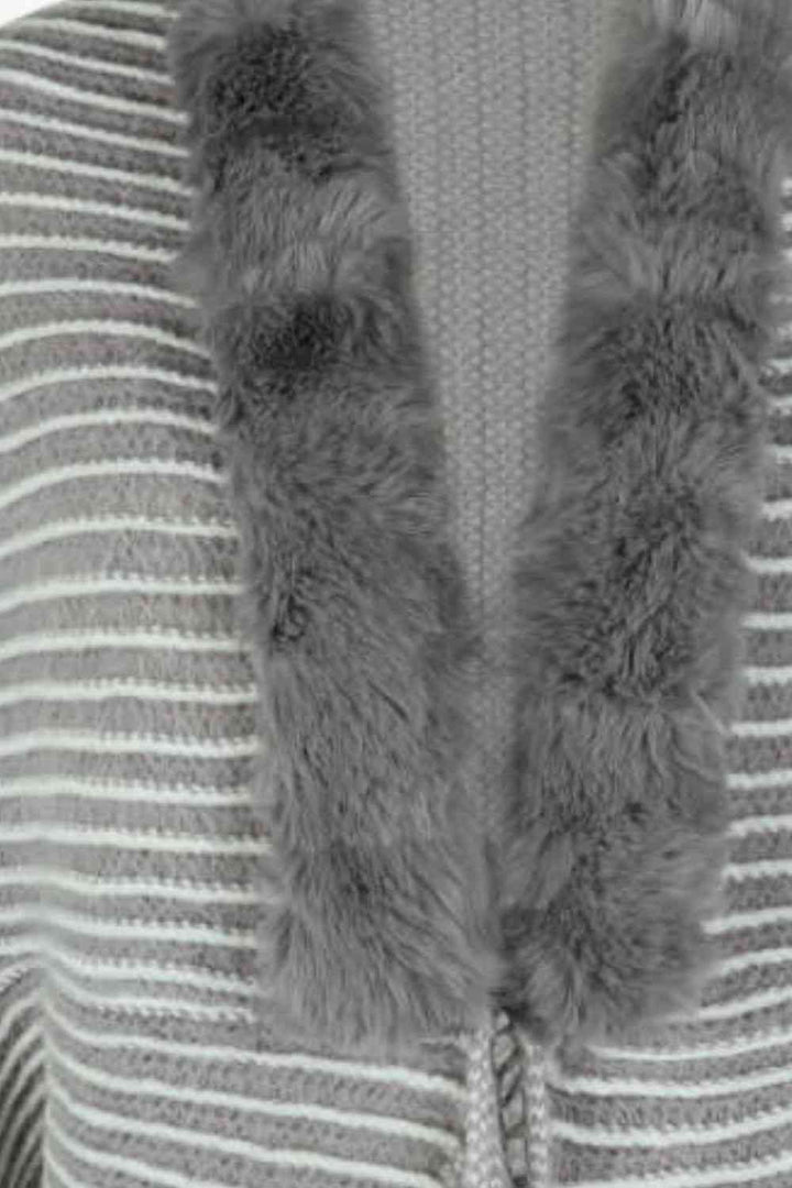 Stilla | Åben Front Frynse Poncho