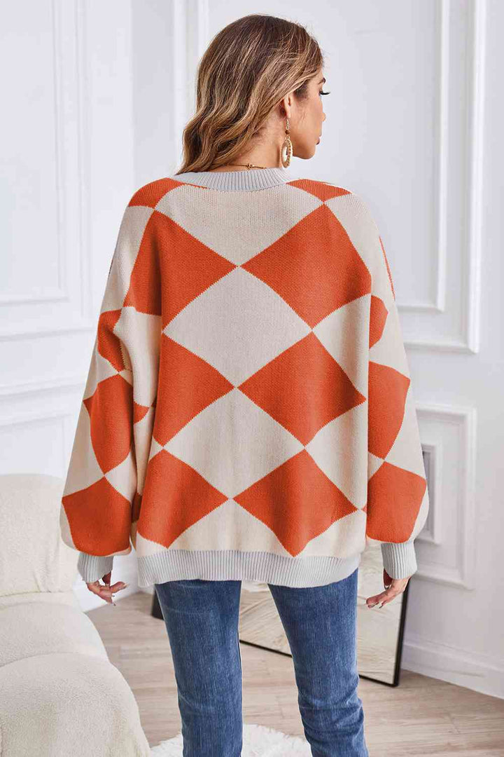 Stilla | Lantern Ærme Cardigan Med Lommer