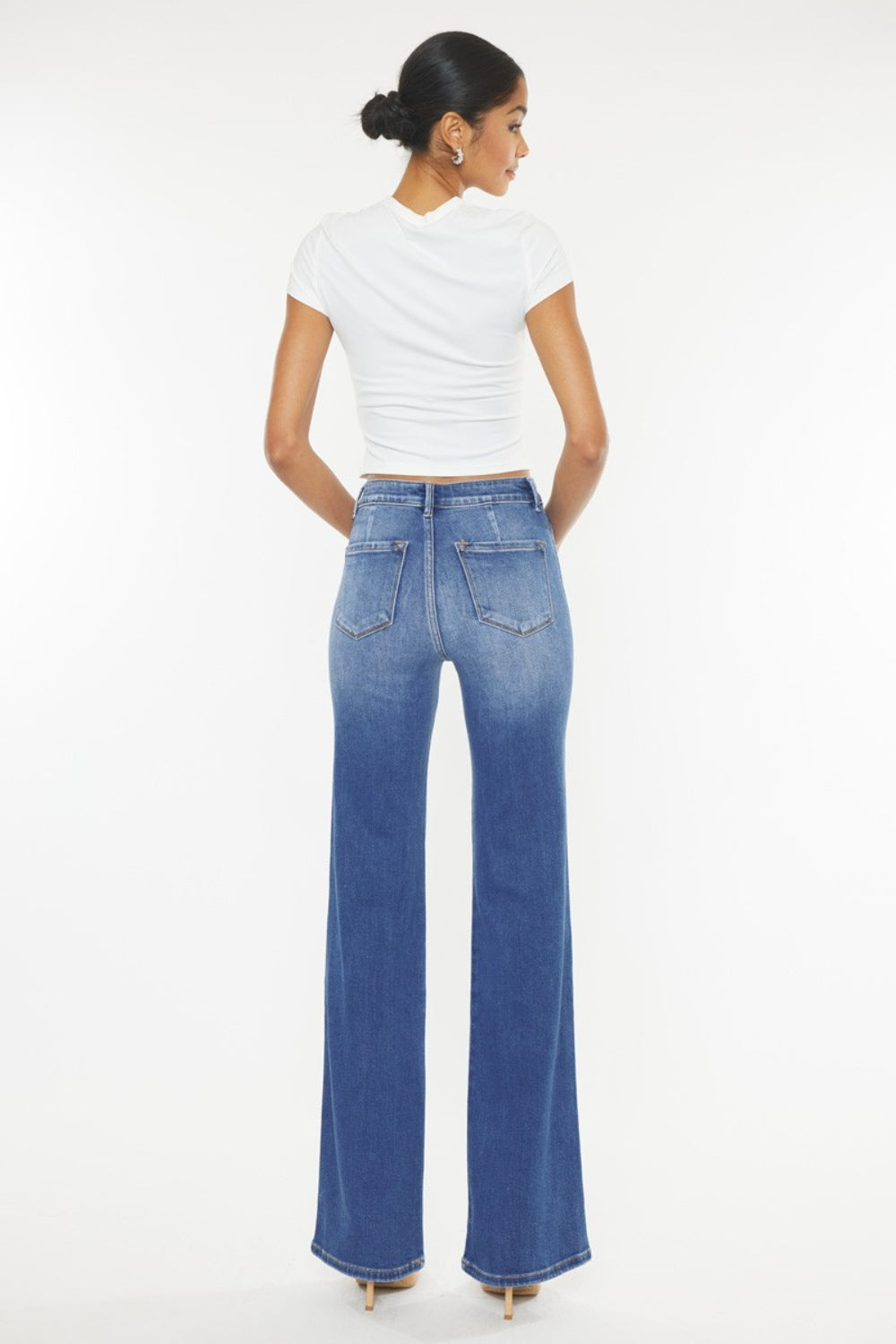 Stilla | Ultra High Waist Gradient Flare Jeans