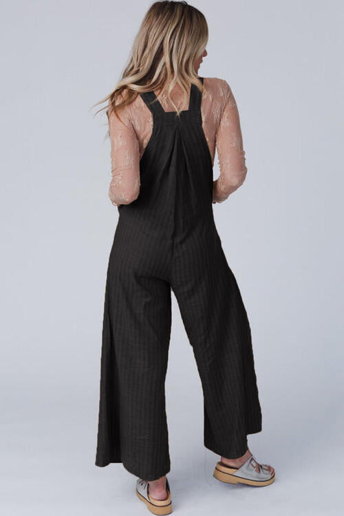 Stilla | Knapperet Bred Benet Overalls