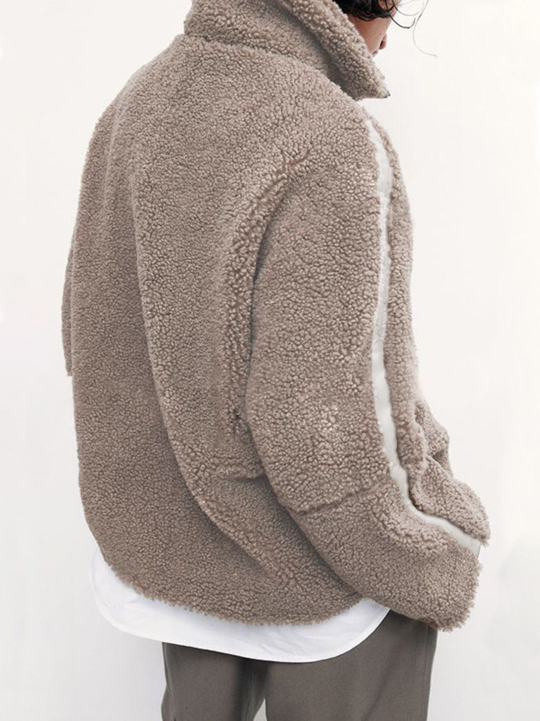 Stilla | Up Turtleneck Langærmet Plush Jakke