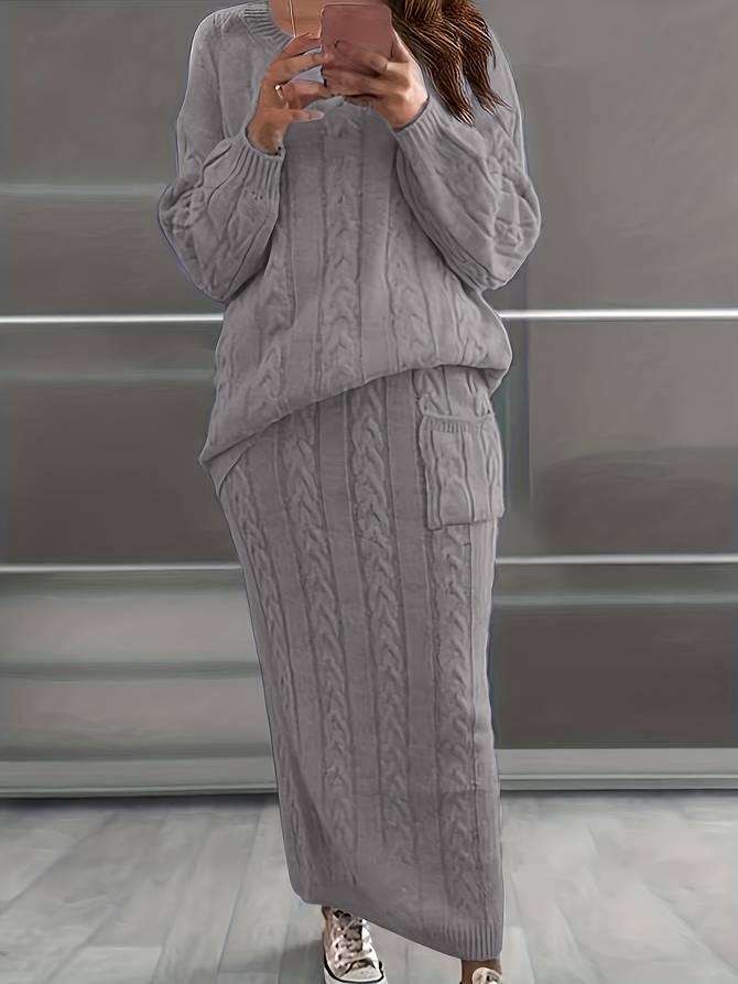 Stilla | Chic Fashion Twist Sweater-Sæt