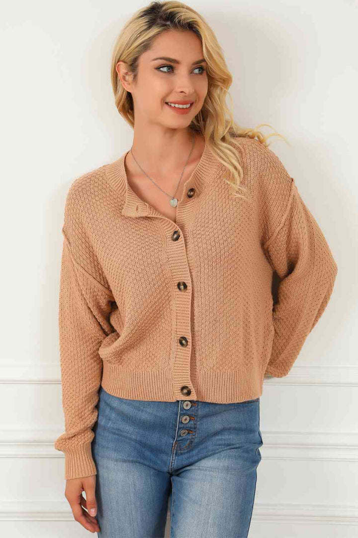 Stilla | Skulderknap Front Cardigan