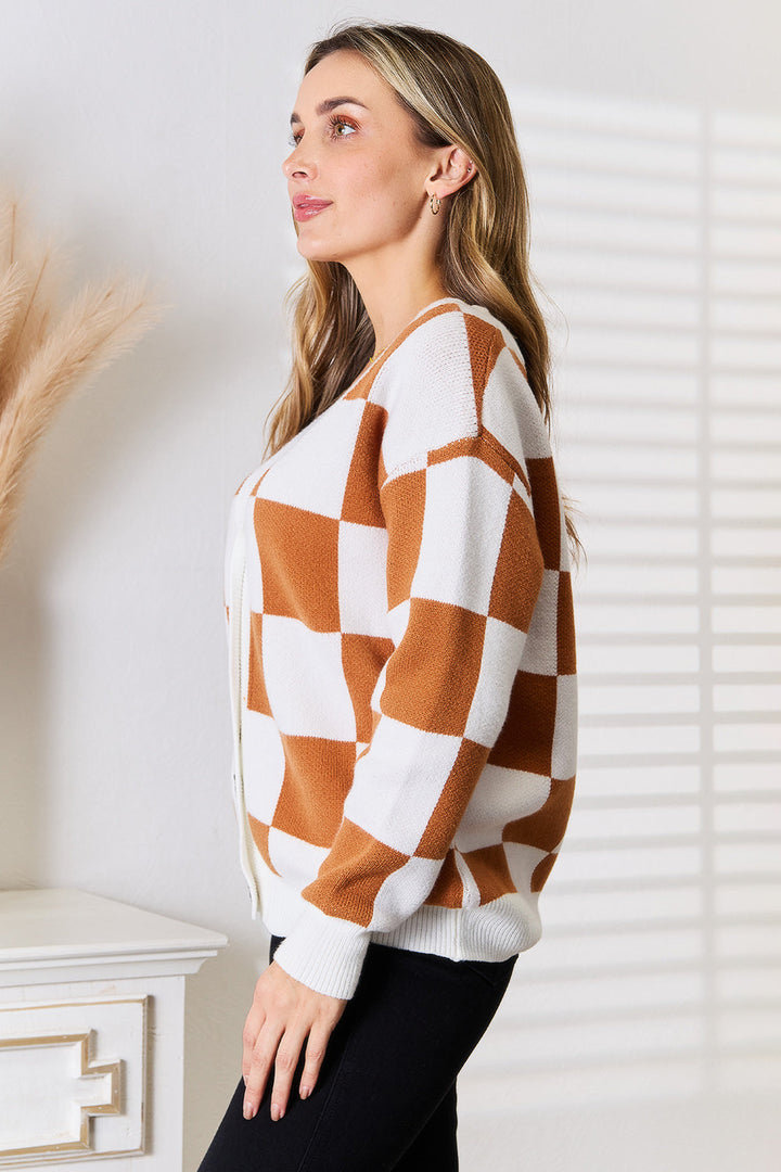 Stilla | Wings Double Take Button-Up V-Hals Drop Shoulder Cardigan