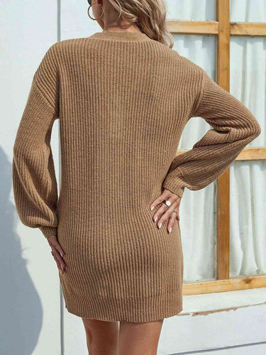 Stilla | V-hals Sweater Kjole