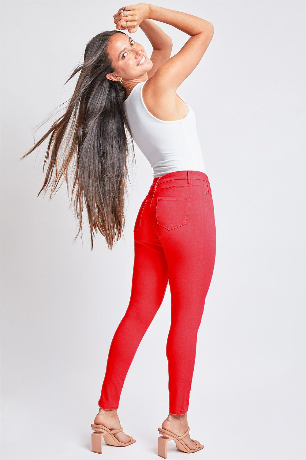 Stilla | Jeanswear Full Size Hyperstretch Mid-Rise Skinny Jeans
